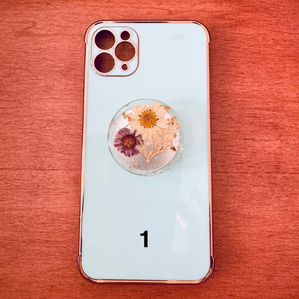 FLORAL PHONE CASE POP SOCKETS